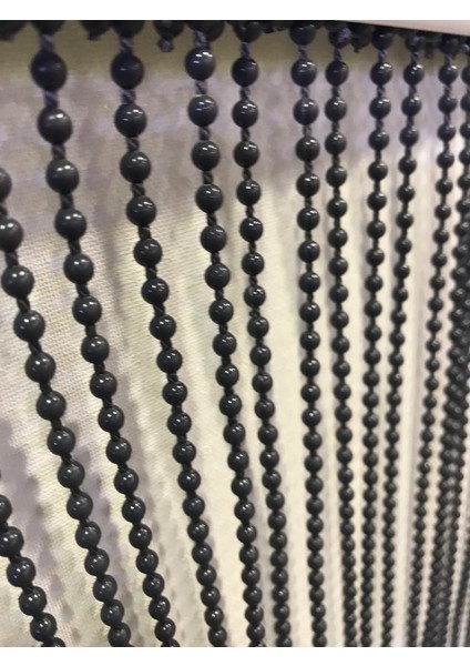 80x180 antrasit 1 cm aralık Kapı Boncuk Perdesi zincir perde kapı süsü