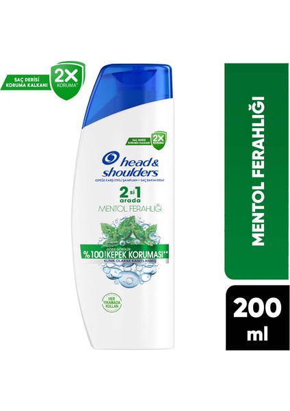 Şampuan Mentol Ferahlığı 2 in 1 200 ml