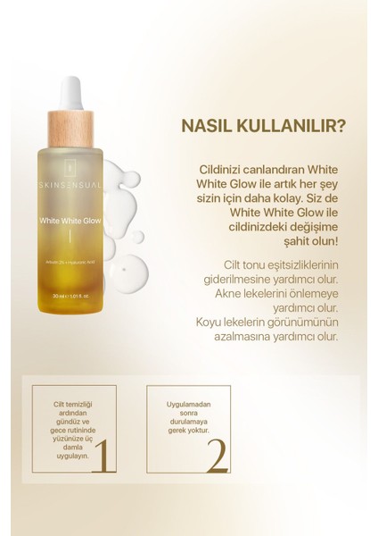 Skin Sensual Eşit Bir Cilt Tonu ve Aydınlık Göz Altlarına Kavuşmak Için Özel Bakım Seti | 30 + 30ML