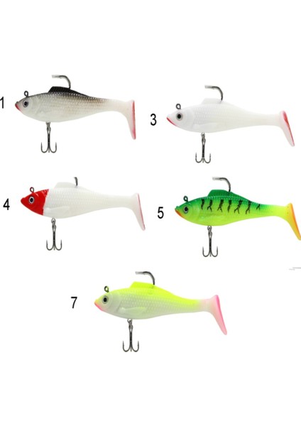 3567 Cracker Soft 10CM 18GR Levrek Turna Silikonu 3'lü Set Suni Yem Balık