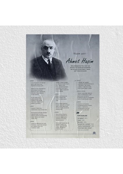 Ahmet Haşim Posteri - PO801