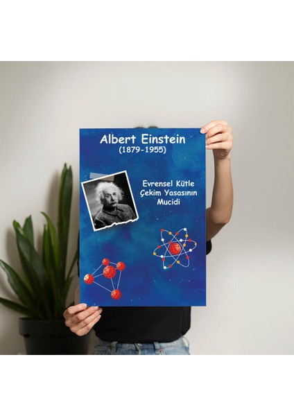 Albert Einstein Posteri - PO541 fiyatları