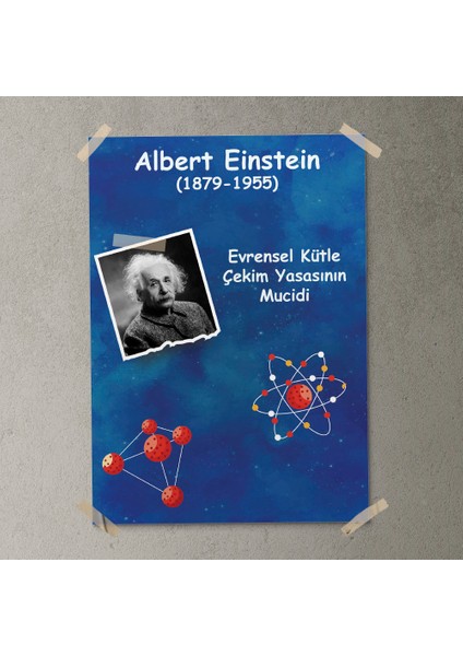 Albert Einstein Posteri - PO541 fırsatları