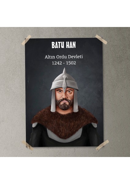 Altın Ordu Devleti - Batu Han Posteri - PO512
