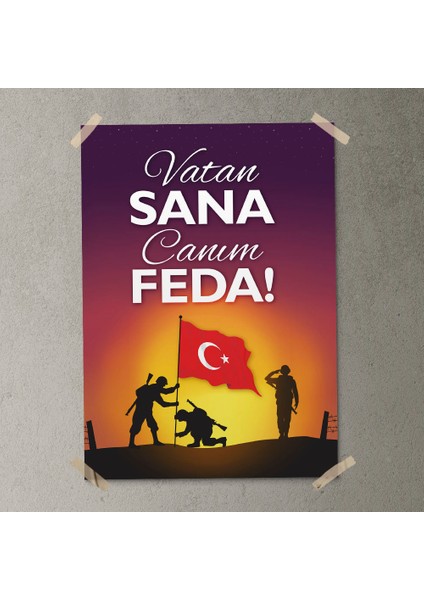 Vatan Sana Canım Feda Posteri - PO215