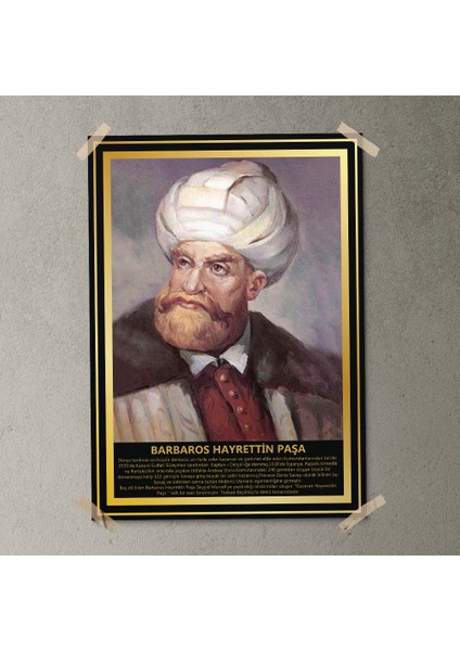 Barbaros Hayrettin Paşa Posteri - PO248