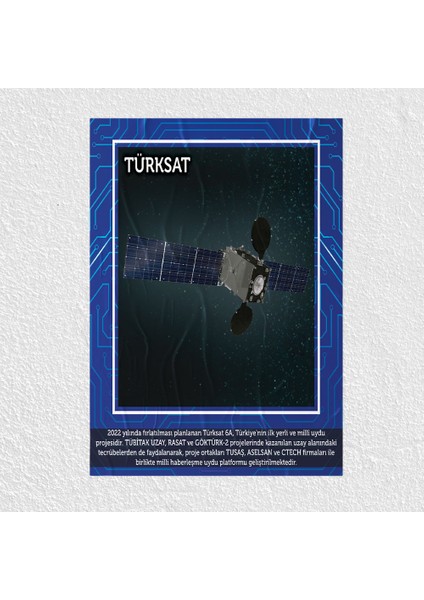 Yerli Üretim Türksat Posteri - PO687