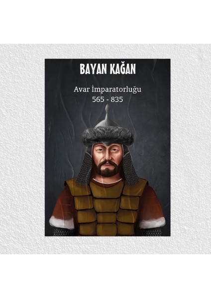 Avar Imparatorluğu - Bayan Kağan Posteri - PO505