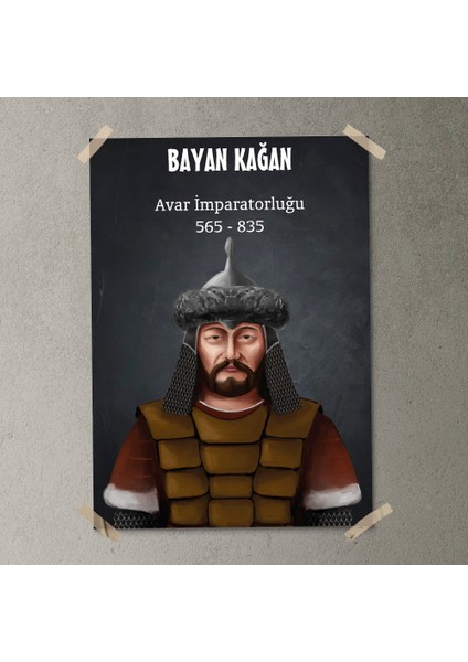 Avar Imparatorluğu - Bayan Kağan Posteri - PO505