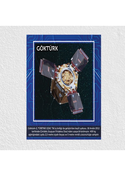 Yerli Üretim Göktürk Posteri - PO688