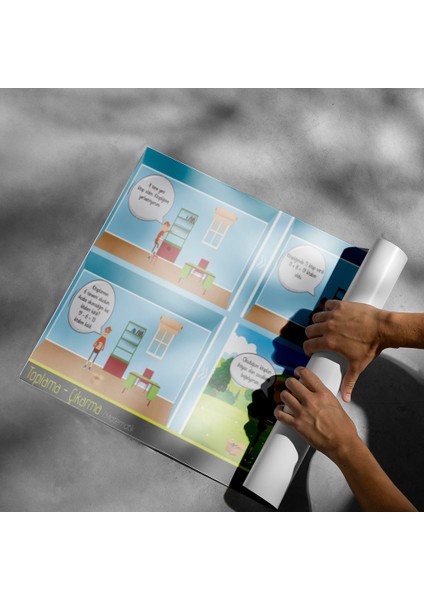 Toplama Çıkarma Posteri - PO679 fiyatları
