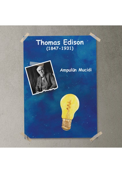 Thomas Edison Posteri - PO534
