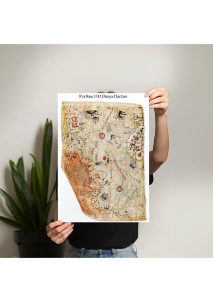 Piri Reis Haritası Posteri - PO143 fiyatları