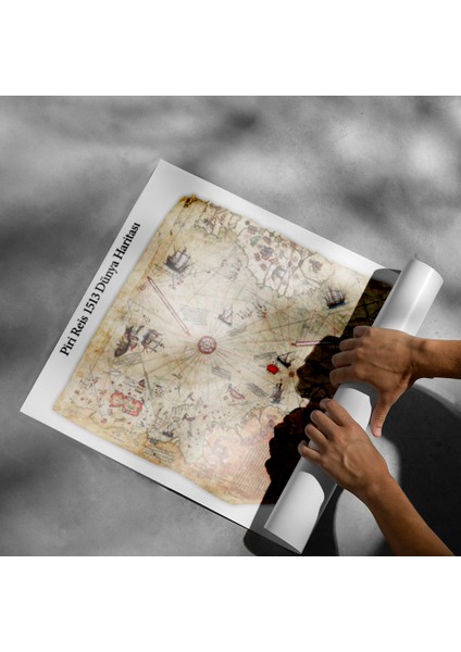 Piri Reis Haritası Posteri - PO143 modelleri