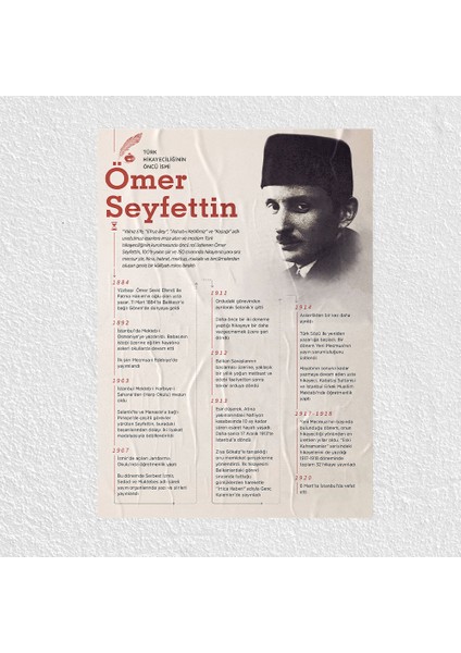Ömer Seyfettin Posteri - PO794