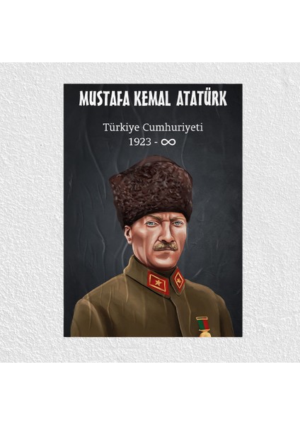 Türkiye Cumhuriyeti - Mustafa Kemal Atatürk Posteri - PO501