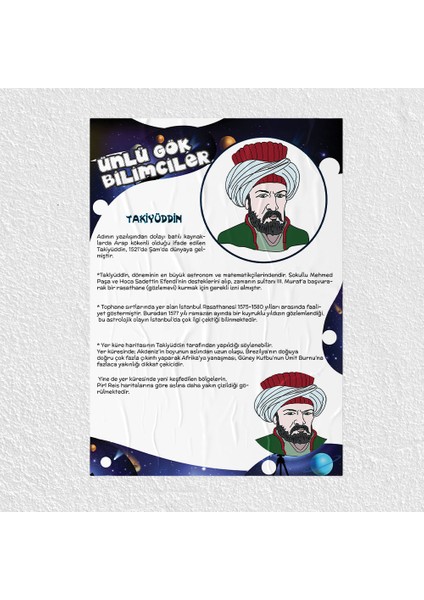 Takiyüddin Posteri - PO518