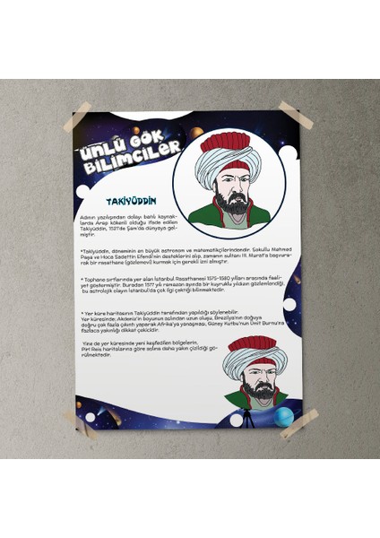 Takiyüddin Posteri - PO518 fırsatları