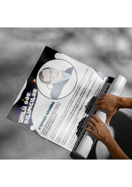 Stephen Hawking Posteri - PO522 modelleri