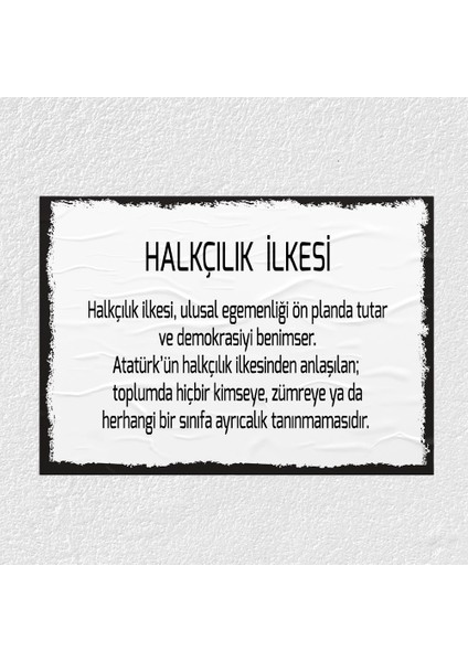 Halkçılık Ilkesi Posteri - PO691