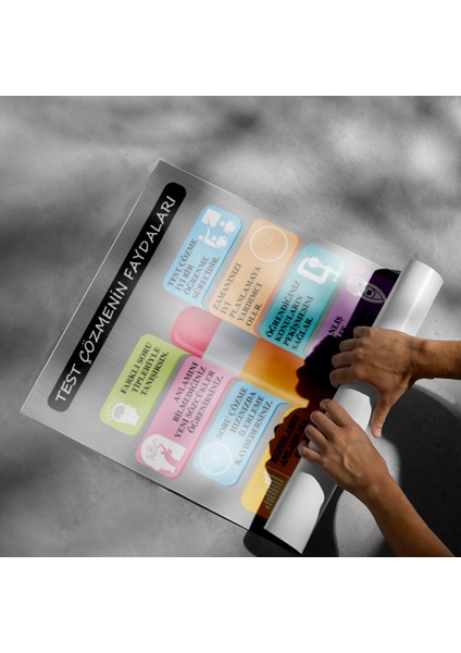 Test Çözmenin Faydaları Posteri - PO719