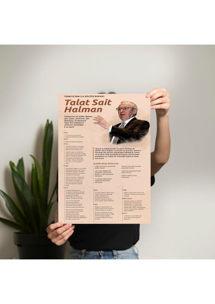Talat Sait Halman Posteri - PO773 fiyatları