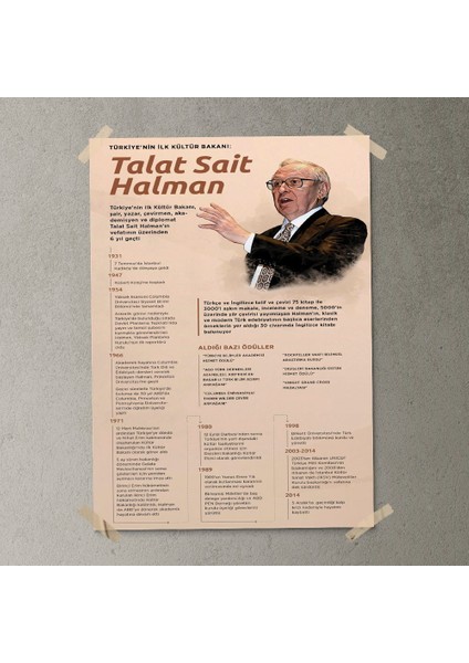 Talat Sait Halman Posteri - PO773 fırsatları