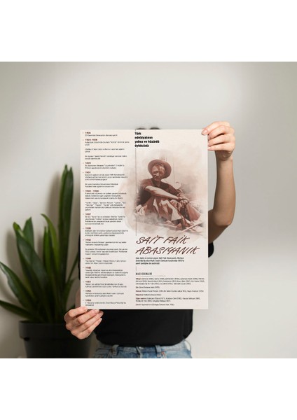 Sait Faik Abasıyanık Posteri - PO775 fiyatları