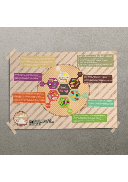 Sağlıklı Beslenmek Posteri - PO704 modelleri