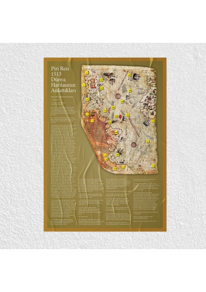Piri Reis Haritası Posteri - PO144