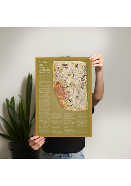 Piri Reis Haritası Posteri - PO144 fiyatları