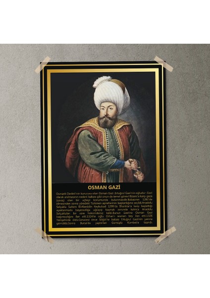 Osman Gazi Posteri - PO262 fırsatları