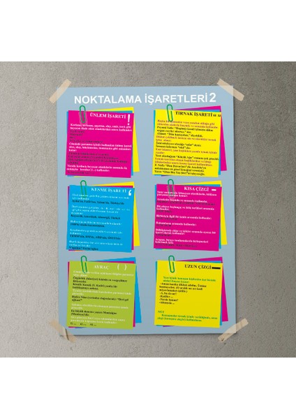 Noktalama Işaretleri Posteri - PO748 fırsatları