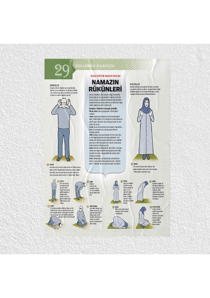 Namazın Rükünleri Posteri - PO625