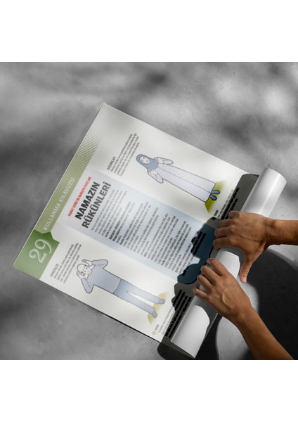 Namazın Rükünleri Posteri - PO625 modelleri