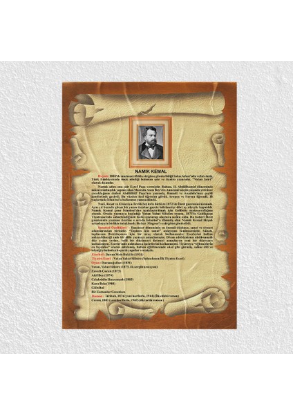 Namık Kemal Posteri - PO557
