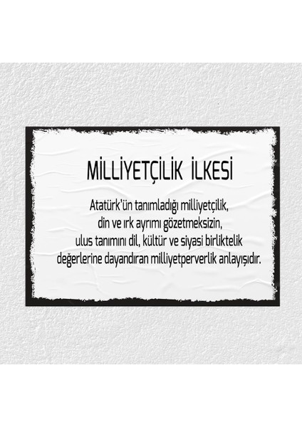 Miiliyetçilik Ilkesi Posteri - PO696
