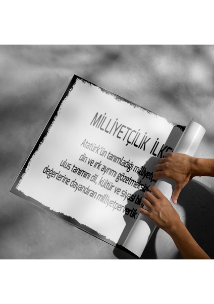 Miiliyetçilik Ilkesi Posteri - PO696 fiyatları