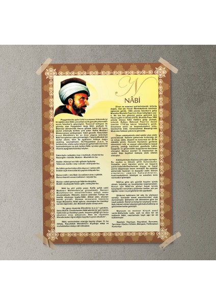 Nabi Edebiyat Posteri- PO357 fırsatları