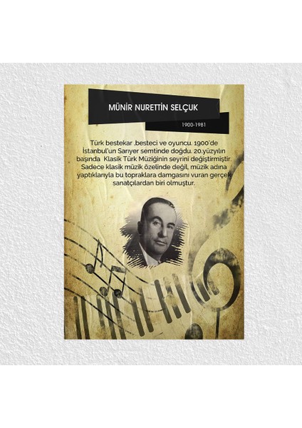 Münir Nurettin Selçuk Posteri - PO555
