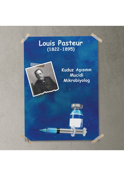 Louis Pasteur Posteri - PO536 fırsatları