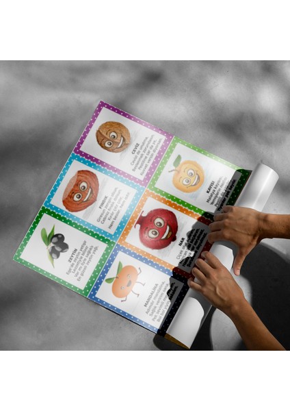 Konuşan Meyveler Posteri - PO768 modelleri