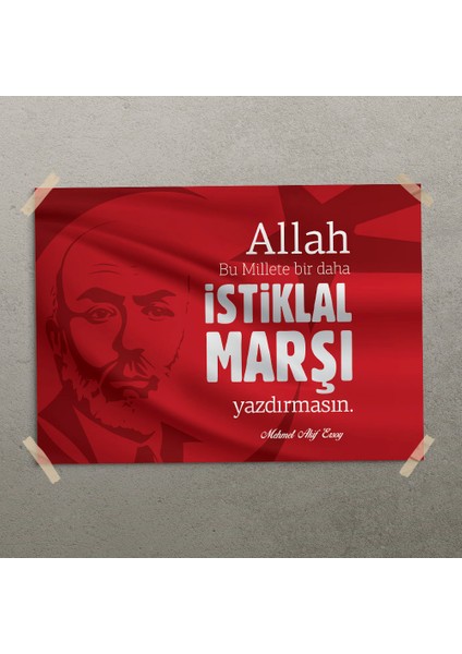 Istiklal Marşı Posteri - PO698 modelleri