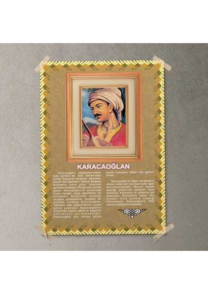 Karacaoğlan Posteri - PO554 fırsatları