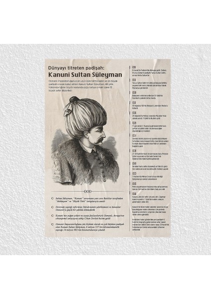 Kanuni Sultan Süleyman Posteri - PO803