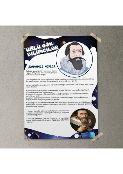 Johannes Kepler Posteri - PO531