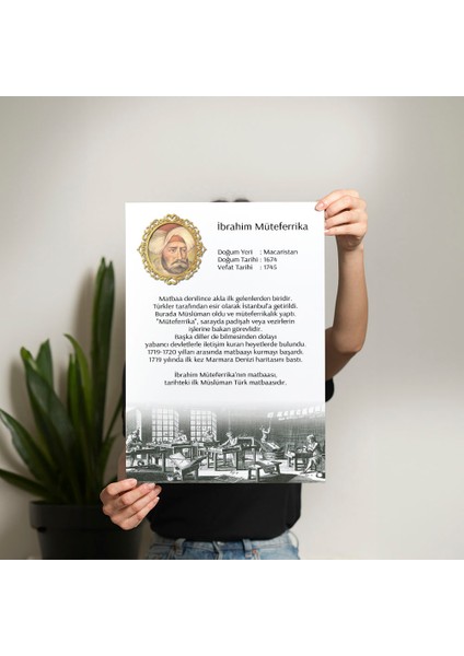 Ibrahim Müteferrika Posteri - PO151 fiyatları