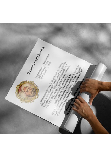 Ibrahim Müteferrika Posteri - PO151 modelleri