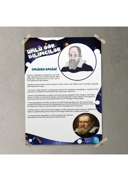 Galileo Galilei Posteri - PO517 fırsatları