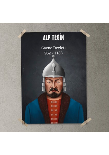 Gazne Devleti - Alp Tegin Posteri - PO509 fırsatları